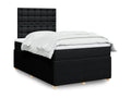 Laviecasa bed base with black mattress 120x190 cm fabric HXOA49881