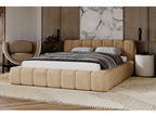 Laviecasa Upholstered Bed 180x200 Laviecasa - Adult Bed, Tufted Bed, Double Bed with Storage - Dark Beige Amor Velvet 4302 JMYZ85506