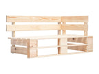 2-seater pallet sofa with cushions, impregnated pine wood TBDZ80124