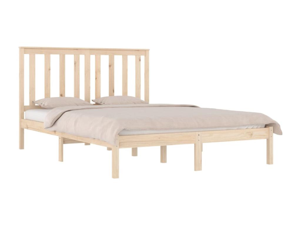 Solid pine wood bed frame 120x200 cm