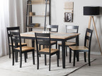 Laviecasa Dining Table, Black, 150 cm x 90 cm, Wood, KVLV84981