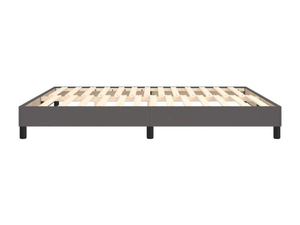 Meubiana bed base, grey, 180x200 cm, faux leather