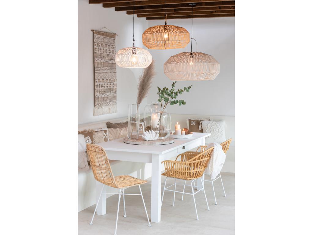 Meubiana 80cm Natural Rattan Designer Chair