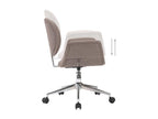 Meubiana Fabric Swivel Office Chair 10