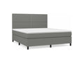 Laviecasa bed base with mattress, Dark Grey 180x200 Fabric KYFZ80497