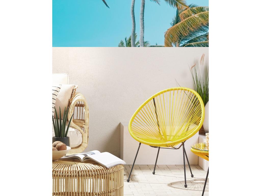 Laviecasa II Yellow Garden Chair ZWAO03692