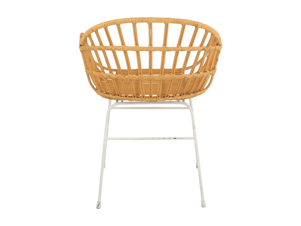 Meubiana 80cm Natural Rattan Designer Chair