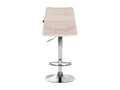 Set of 2 Bar Stools - Velvet / Metal - Beige - Laviecasa XBRZ74286