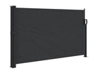 Black retractable side awning 120x500 cm DGRC71152