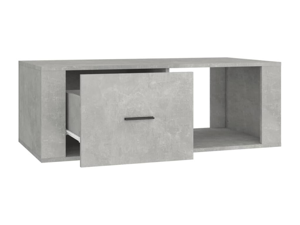 Coffee table, concrete grey, 100x50.5x35 cm, engineered wood, ZQPM04167