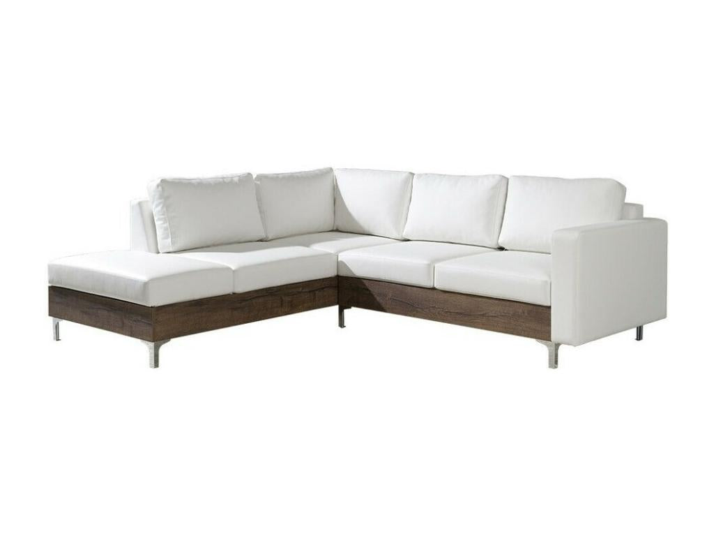 Laviecasa 140 Corner Sofa, White, 236x212x81cm, GZRI92873