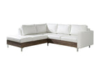 Laviecasa 140 Corner Sofa, White, 236x212x81cm, GZRI92873