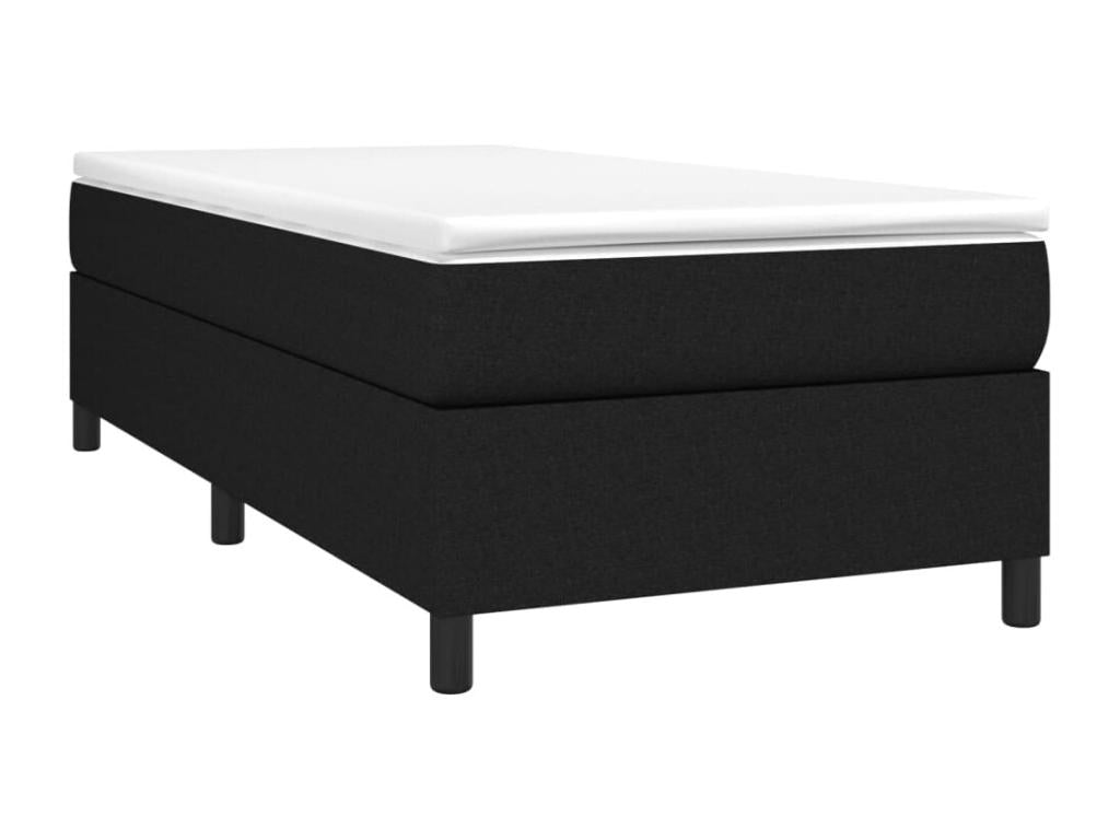Meubiana Black Bed Base 100x200 cm Fabric