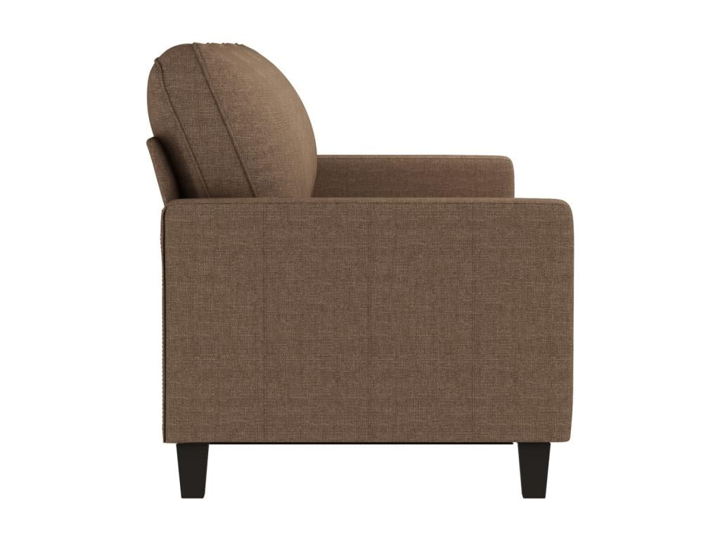 3-seater sofa, brown, 180 cm, fabric, RXWN78689