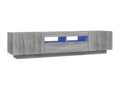 TV stand set with Meubianaères LED 2 pcs Meubiana grey