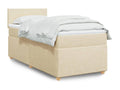 Laviecasa bed base and mattress, Cream, 90x190 cm, Fabric PNQM32517