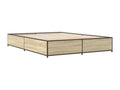 Laviecasa oak bed frame (without mattress) 135x190 cm LSEB31508