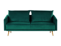Laviecasa Emerald Green Velvet 3-Seater Sofa ZXVL86235
