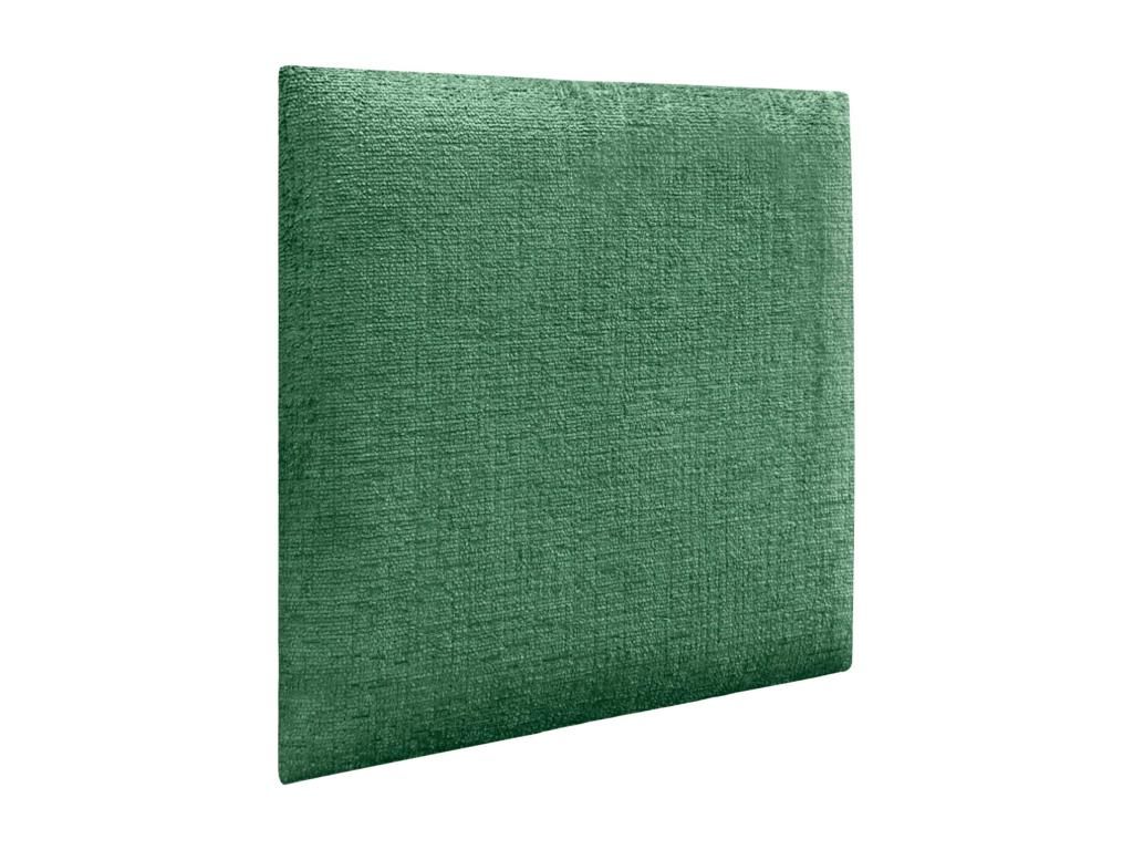 Meubiana Self-adhesive acoustic wall panels, eco-friendly wool, absorbent, shock-absorbing, bed decoration, green, 60x60cm