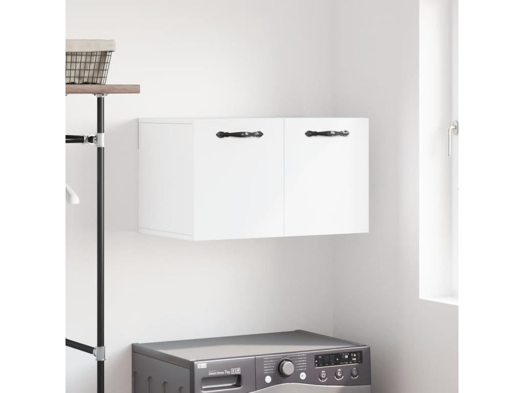 White wall cabinet 60x36.5x35 Engineered wood