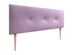 Laviecasa Smooth Velvet Headboard with Buttons 150x115 with Bed Legs 150/160 - Pink OROZ28015