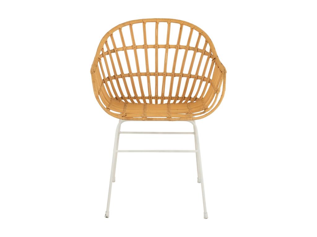 Meubiana 80cm Natural Rattan Designer Chair