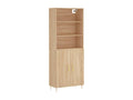 Meubiana Oak Highboard 69.5x34x180 cm Engineered Wood