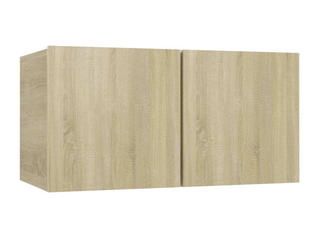 Laviecasa 5-Piece TV Unit Set, Oak Finish, Chipboard MNUN42299