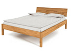 VENTO - Bed with headboard in natural oiled wild oak wood 180x200 LTHO39657