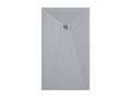 Meubiana Plus smooth light grey shower tray with colour grid - 180x70 cm
