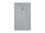 Meubiana Plus smooth light grey shower tray with colour grid - 180x70 cm