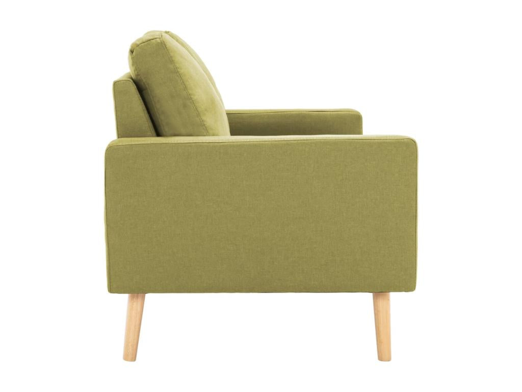 2-seater sofa, green fabric, BIRN34194
