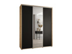 Laviecasa 3-Door Sliding Wardrobe 235.2/190/60 3 Doors Laviecasa/Black/Silver SGXL03793