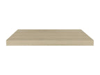 Floating wall shelves, 4 pcs, oak, 60x23.5x3.8 cm, MDF