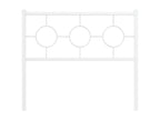 White metal headboard, 100 cm
