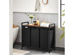 Laundry Hamper with 3 Compartments, 38L
