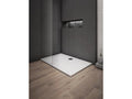 Laviecasa Extra Flat Shower Tray 80x70cm Resin and Mineral Fillers WHITE RECTANGLE QEUP88235