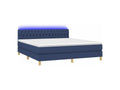 Meubiana bed base with blue LED mattress 160x200 Fabric