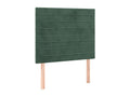 2-piece headboard set, dark green, 80x5x78/88 cm, velvet, FMCI76400