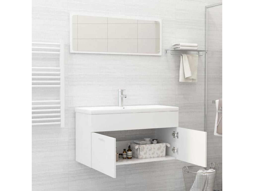 2-piece bathroom furniture set, white, 12 CQVG65851