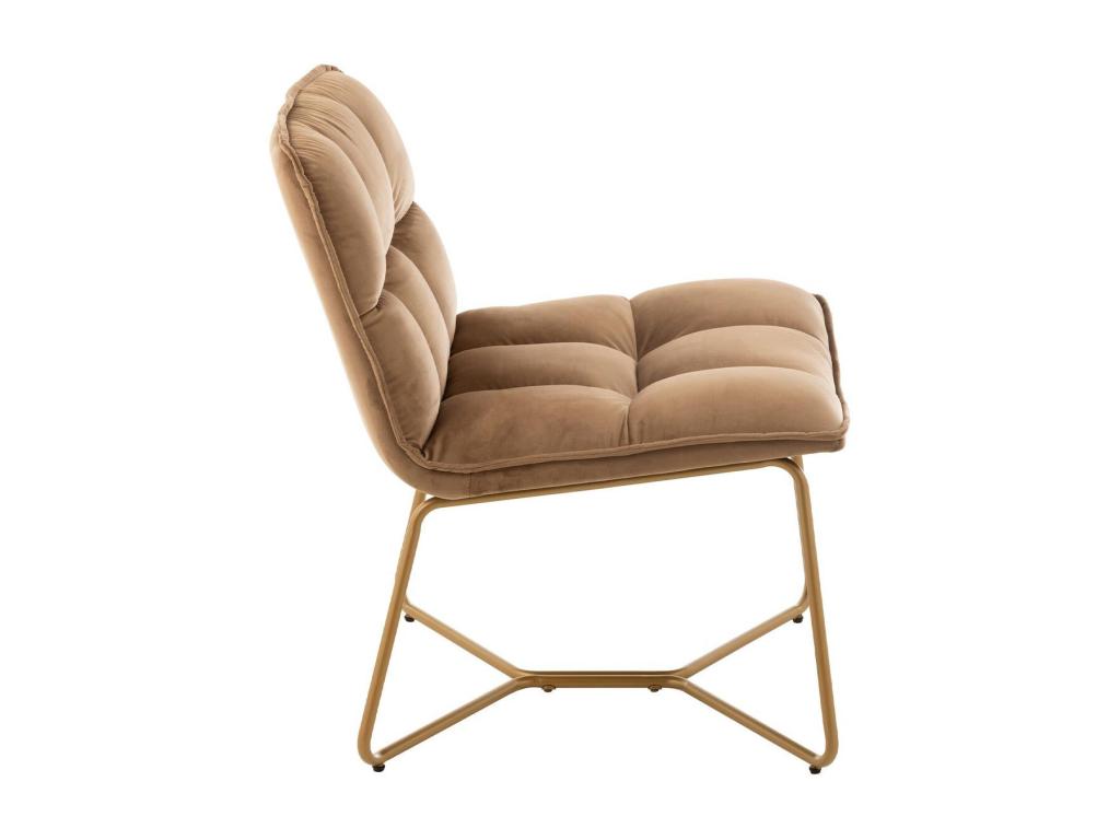 Laviecasa Design Pierre Armchair 85cm Brown BZNQ09222