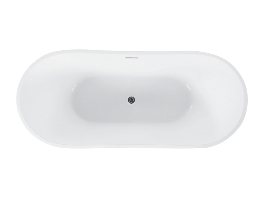 Laviecasa 160cm x 76cm Freestanding Bathtub, Red HCKK68162