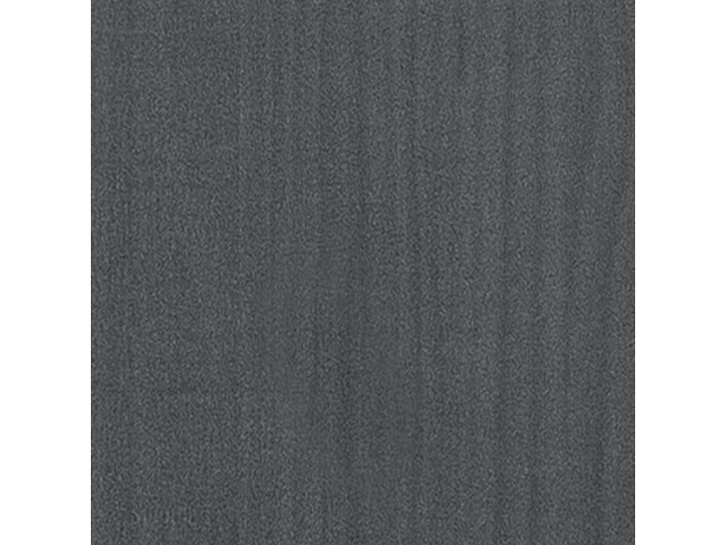 Grey Room Divider/Bookcase 100x30x135.5 Solid Pine OVRB37255