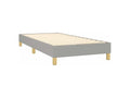 Laviecasa bed base with light grey mattress 90x200 Fabric XDQY74175