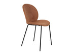 Bonnet - Set of 2 corduroy and metal chairs - Meubiana
