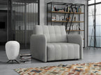 Laviecasa 176 Armchair, Grey, 85x95x98cm, Upholstered, Metal and Plastic Legs, JFAF83915