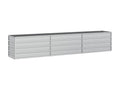 Planter 240x40x45 Galvanized Steel Silver YLMM54345