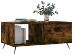 Smoked oak coffee table 90x50x40 cm engineered wood IFSH79476