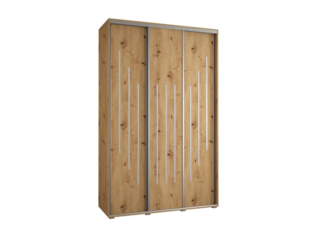 Meubiana 8 Sliding Door Wardrobe 235.2/160/45 3 Doors Meubiana/Silver