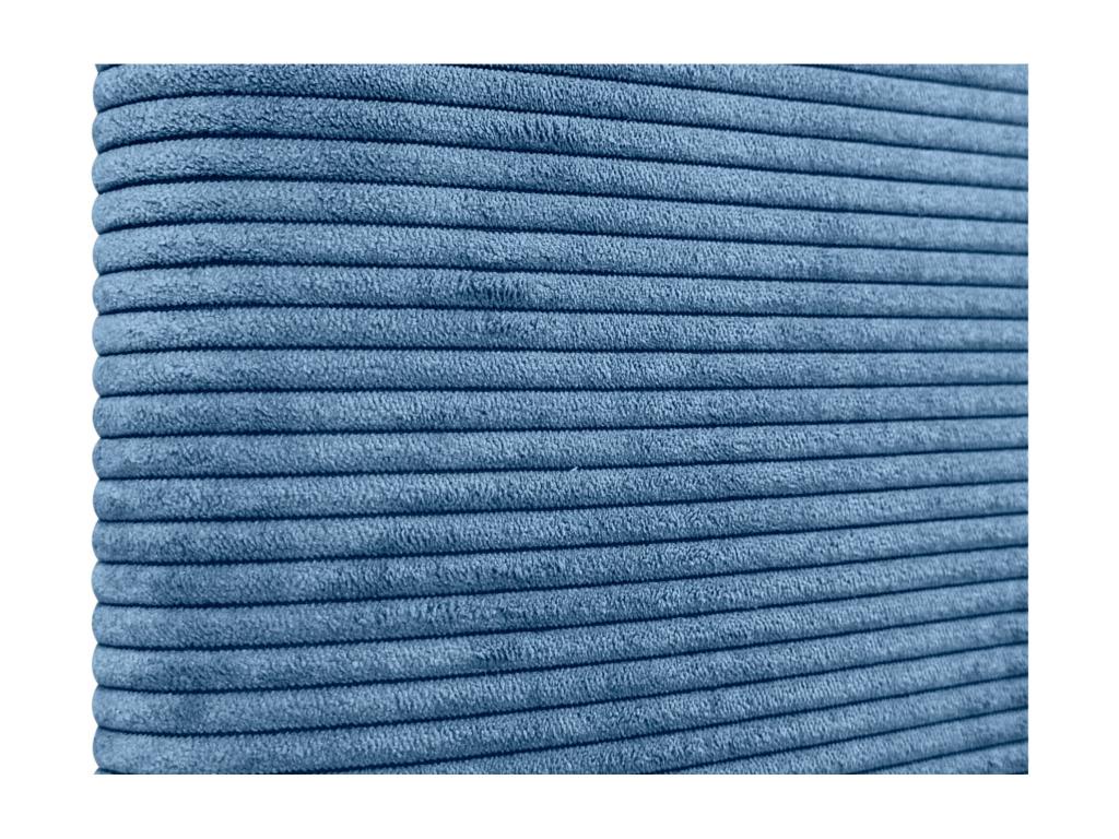 Laviecasa Plain Corduroy Headboard 160x50 for 150/160 Beds - Blue KWAO96695